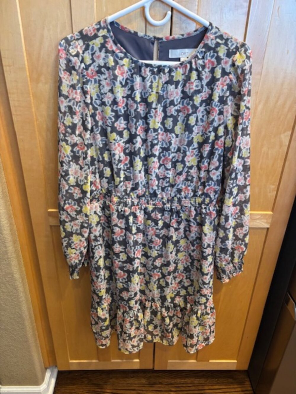 Loft Dress Floral Dress- Size Medium